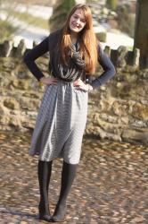 Striped Midi