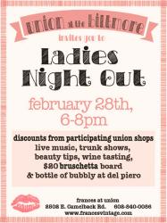 Ladies Night Out at the Union! 