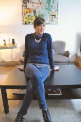 Mon petit pull marine