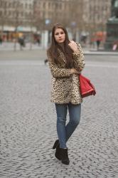 Leo Print Coat