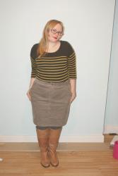 Completed: Grainline Moss Skirt...