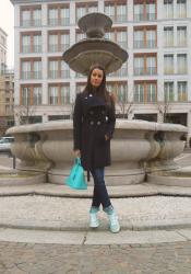 Milan Fashion Week: My look - Blue & Aquamarine