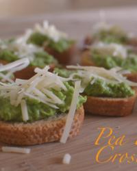 Pea Pesto Crostini