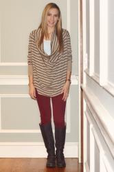 CASUAL STRIPES & MAROON PANTS ARE BACK! 