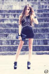 Look du jour: diamonds on the inside