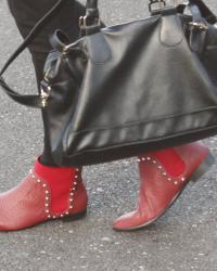 Red booties