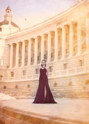Red Dress Платье винного цвета