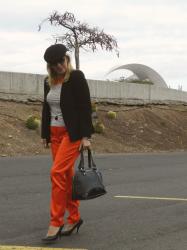 Orange Trousers. 