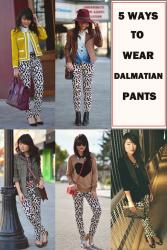 5 Ways To Wear Dalmatian Pants