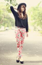 Floral pants