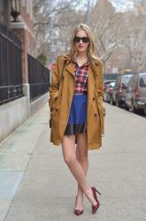 Preppy in Plaid | J. Crew Blouse + Topshop Skirt