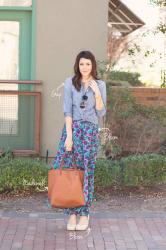 Floral Meet Chambray