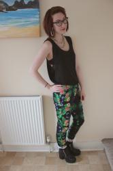 floral trousers