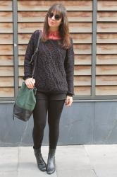 Not total black look
