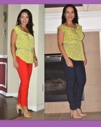 Closet Remix: Bright Polka Dots