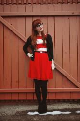 Skirts & stripes forever (+ Firmoo glasses review)