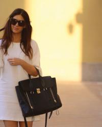 The Clean Textured White Dress