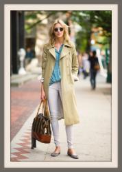 TRENCH, DOTS AND MAXI BAG