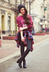 Reserved shirt & Jack&Jones sweatshirt   //      GRUNGE!