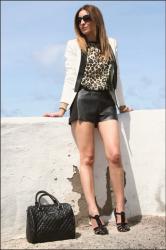 Look Blanco, negro y flúor #Desafío60 C.C. Las Terrazas