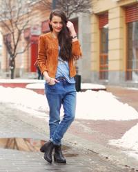 hippie jacket&boyfriend jeans                //              PANDORA