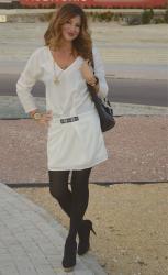 LITTLE WHITE DRESS BY ZARA