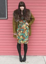 Mossy Mohair Coat