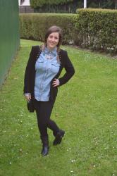 Look of the day: Aquamarine maxi necklace