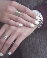 white nails