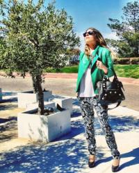 Pinko leather jacket!