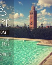 Carte postale de Marrakech