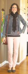 Pink, Cobalt, Stripes and What I Wore To Work Link Up