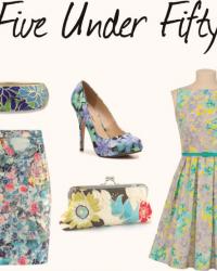 Five Under Fifty-Floral
