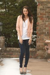 pink blazer 4 ways {part 3}.