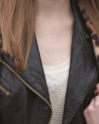 leather biker jacket