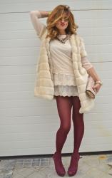 LOOK BURGUNDY & NUDE