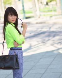 3 Ways To Wear A Neon Yellow Shirt :: TWO Office Girl