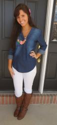 Spring Break! Time for White Pants!!