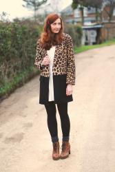 Leopard, White & Black + Blogger Award: Please Vote For Me!