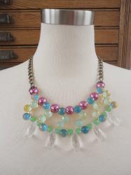 Lorelei's Michaels Challenge = Bubble Statement Necklace