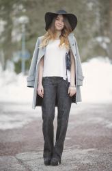 Gray Zara Coat