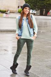 Look 225- Denim Vest