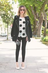 B&W polka dots!