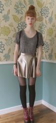 Metallic OOTD + YesWalker Bag Review