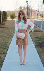 Pastel Colorblock & Sequins