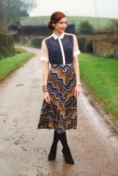 Neutral Colour Blocking & Chevrons