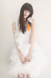 Björk swan dress