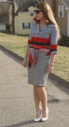 Stripes and a Florence Adams Giveaway!