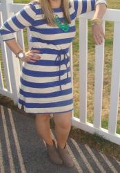 Blue Stripes and Booties