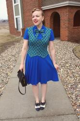 Blue and Green Suit